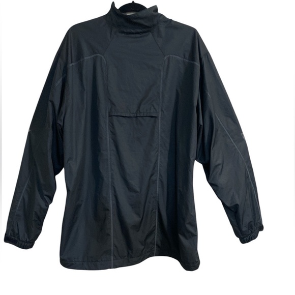 Nike rain wind breaker jacket men XXL black outdoor hiking casual camp - Picture 10 of 11